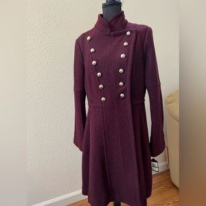 NWT. Purple Double Beast Coat